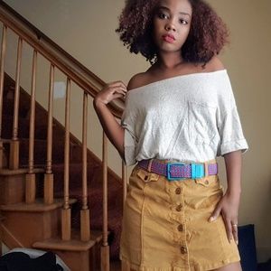 ***SOLD***BDG Corduroy Buttondown Skirt